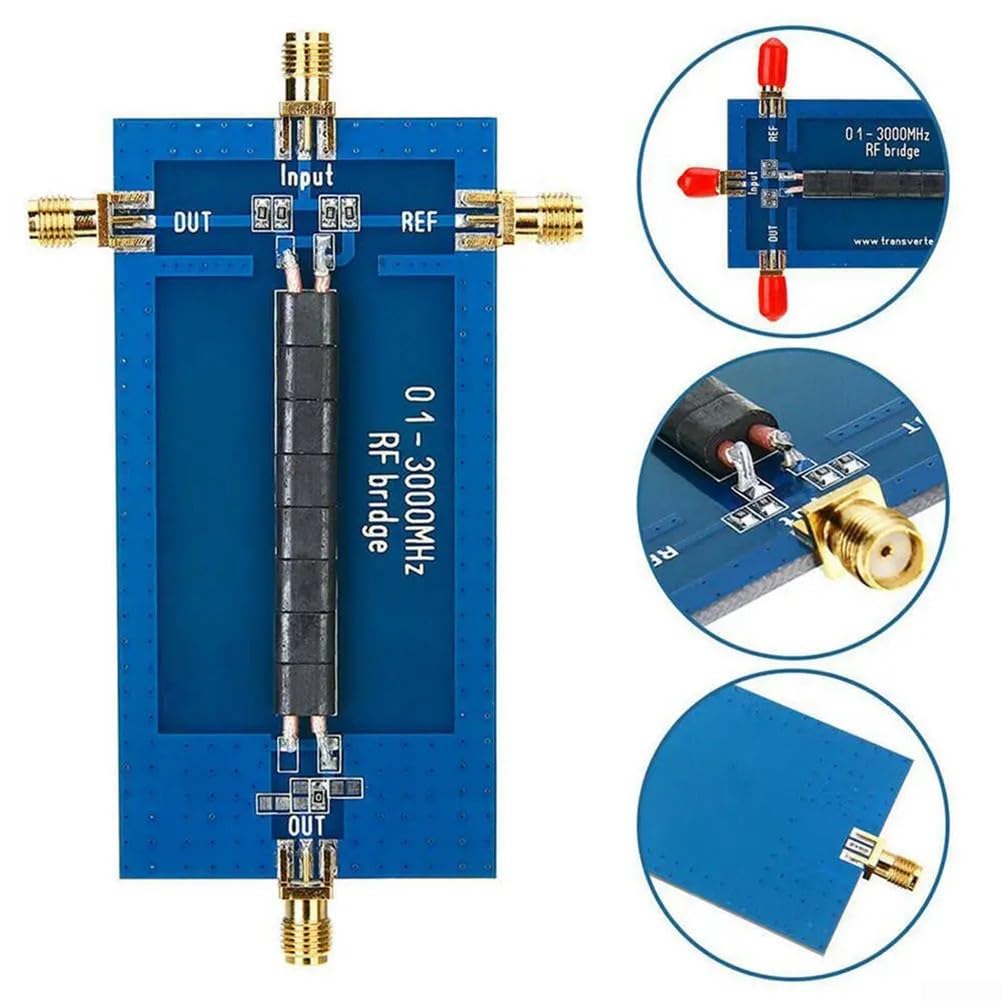 Pont réfléchissant RF SWR, carte d'antenne SWR avec connecteur SMA compatible avec coupleur directionnel