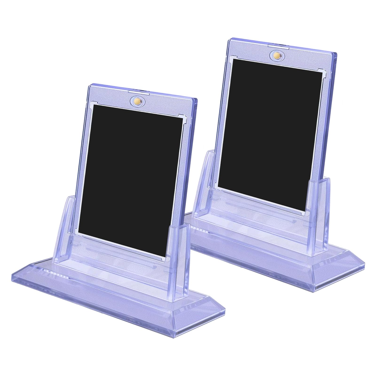 ZBIianxer Card Protectors with Stable Stand to Showcase Valuable Collectible Cards Card Collection Organizers