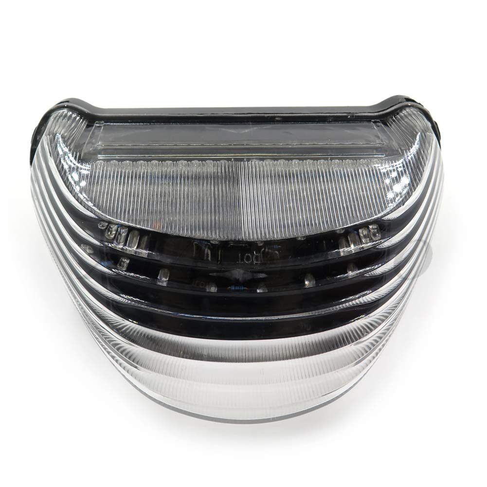 Clignotants de feu stop arrière pour Kawasaki Ninja ZX-12R ZX1200 2002 2003 2004 2005 pour Kawasaki Ninja ZX-12R ZX1200 - Transparent fumé