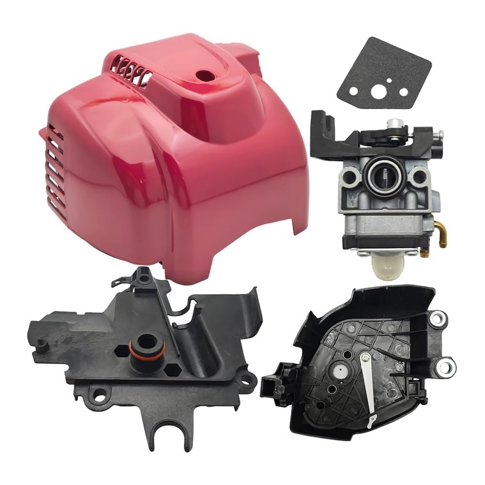 Cubierta del Filtro de Aire del Cilindro del carburador, línea de Combustible Compatible con GX35 GX35NT HHT35 1.3HP, Mini Motor de Gas de 4 Tiempos