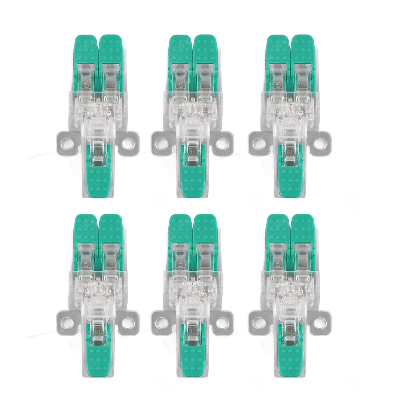 20x Kabel-Spleißverbinder 1 In 2 Out | 41A, 450V, PA-Gehäuse, Kupfer – Für 10-20 AWG, Motoren & Hausgeräte