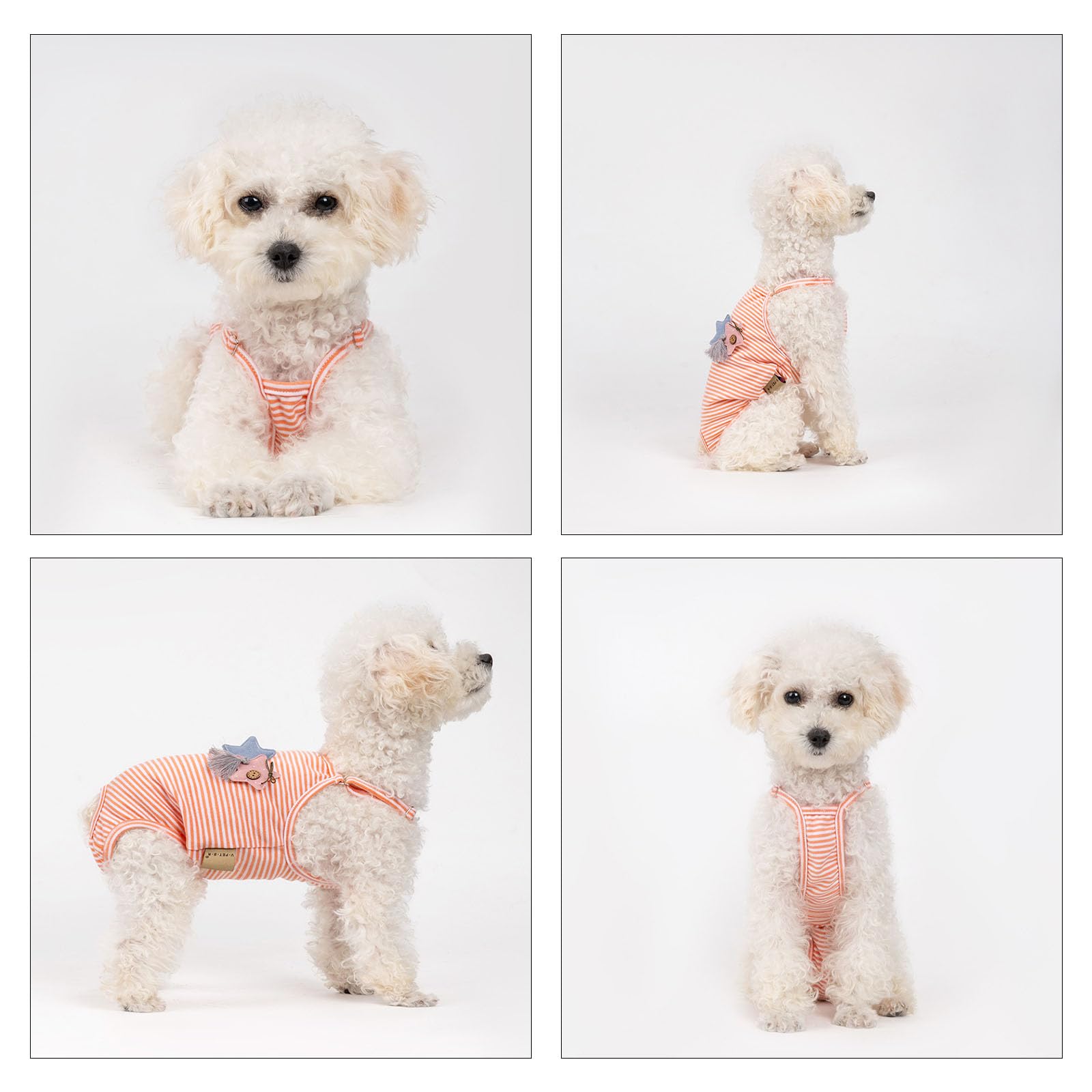 Dog Period Pants Reusable, Washable Sanitary Nappies for Female Dogs with Adjustable Suspender, Anti-Mating Safety Shorts - Image 3