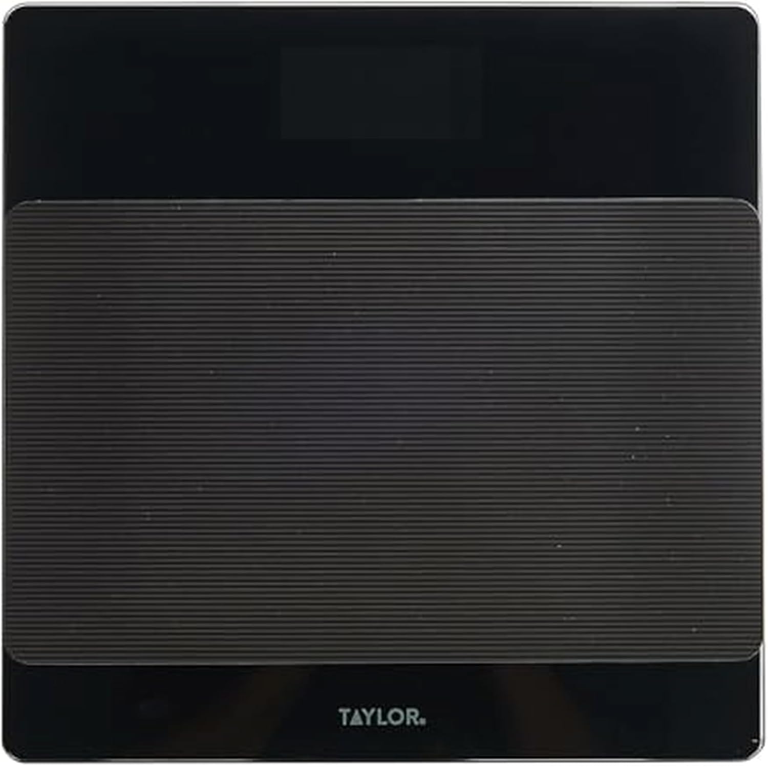 Taylor Glass Digital Bathroom Scale with Sure-Foot Slip Resistant Mat
