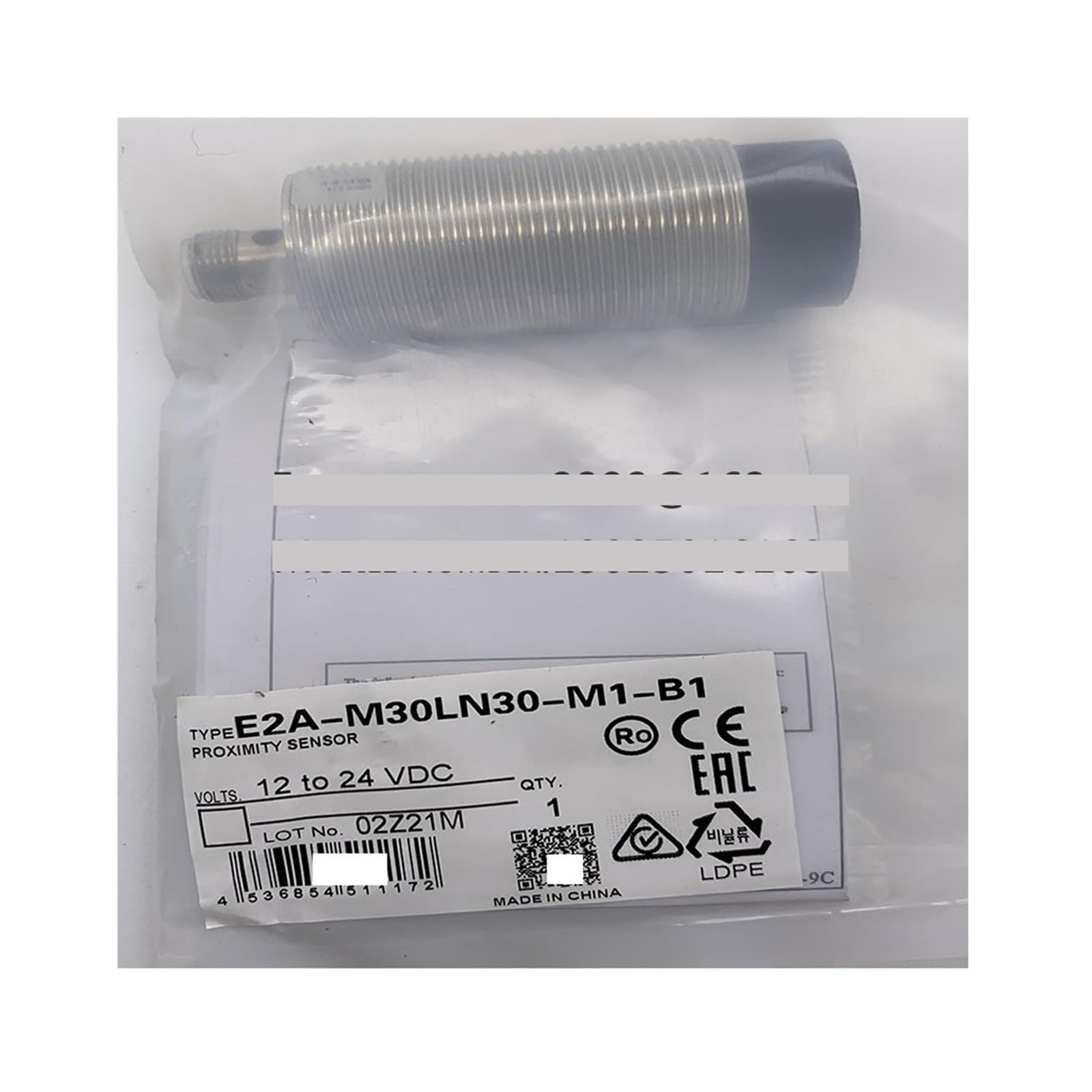 Interrupteur de proximité E2A-M30LN20-WP-B2 capteur PNP NC cylindrique - 3