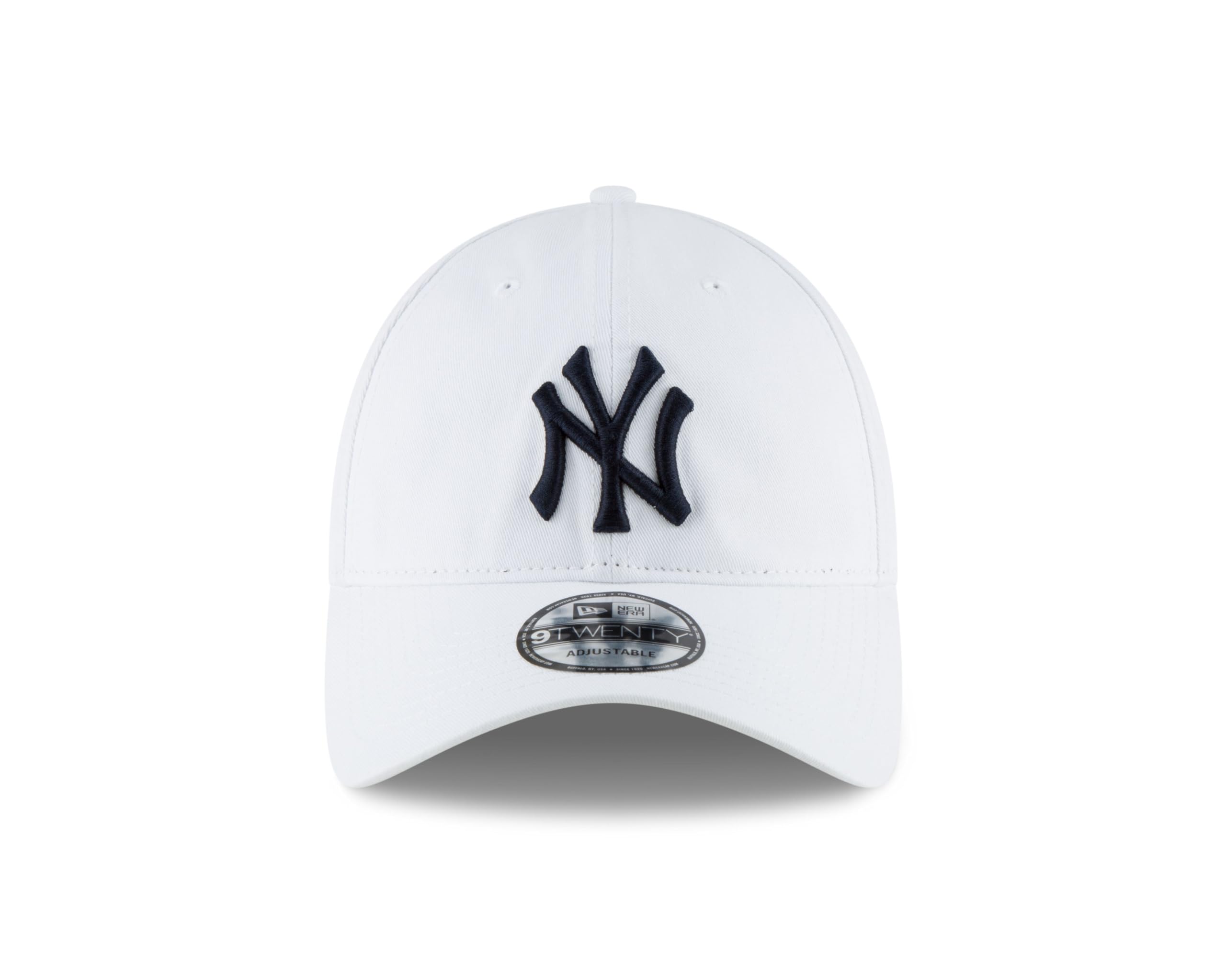 New Era New York Yankees MLB Core Classic Bianco 9Twenty Berretto Regolabile