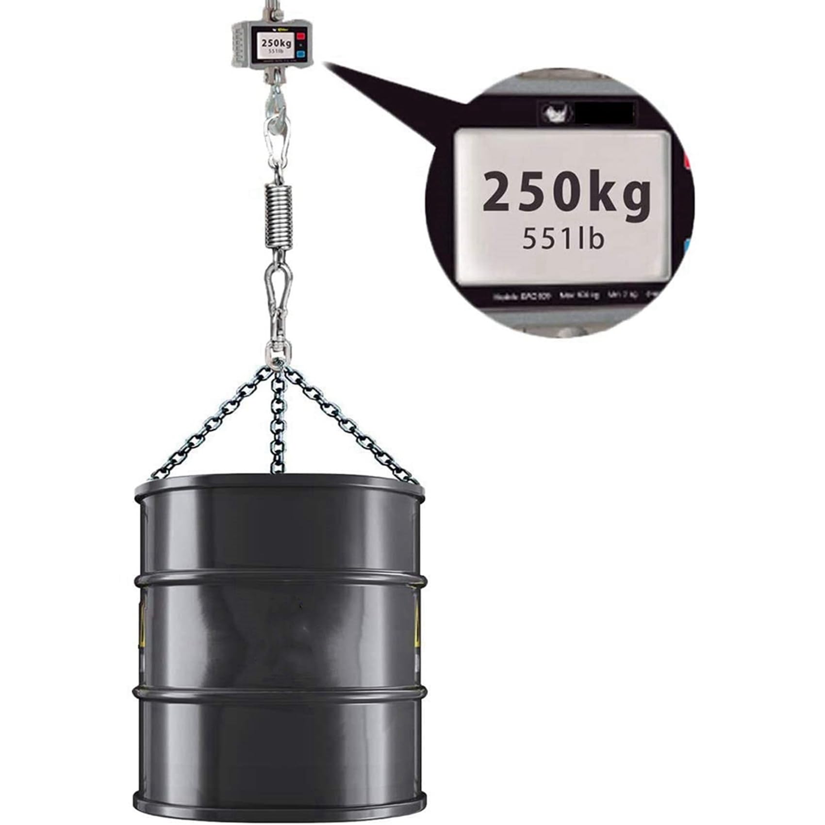 2X ChaîNe de Pivotante en Acier Inoxydable avec Mousquetons et Ressort, Capacité de 1000 LB pour Sac Lourd, BalançOire de Gymnastique, Hamac