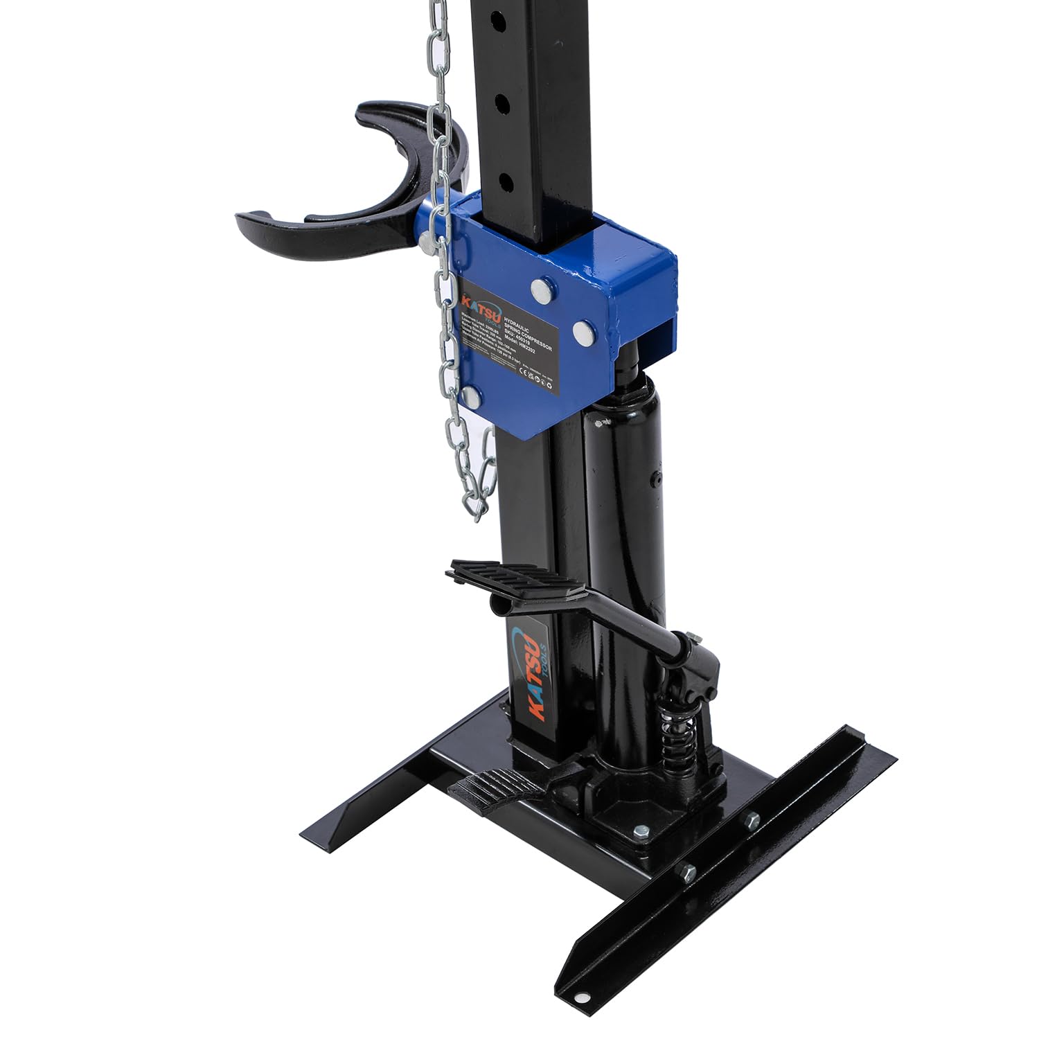 KATSU Tools Compresor Hidráulico de Muelles para Amortiguadores – Capacidad 2200 lbs – Herramienta para Reparación de Coches, Furgonetas y Camiones – 450319