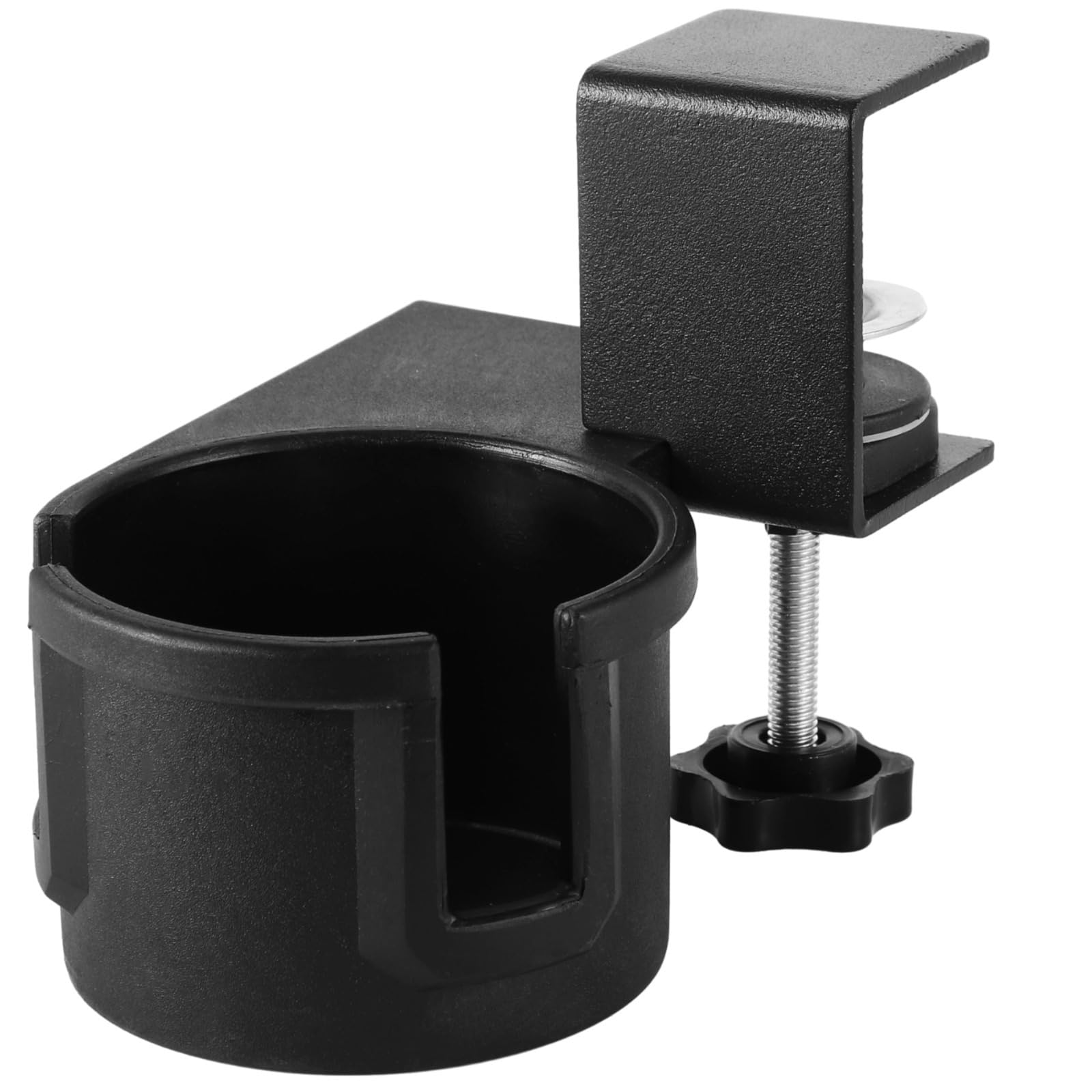 Verstellbarer Becherhalter für den Schreibtisch, 180 Grad drehbarer Untertisch Getränkehalter, auslaufsichere Klemme für Tisch, platzsparender Flaschenhalter für Büro, Gaming Tisch, Couchtisch