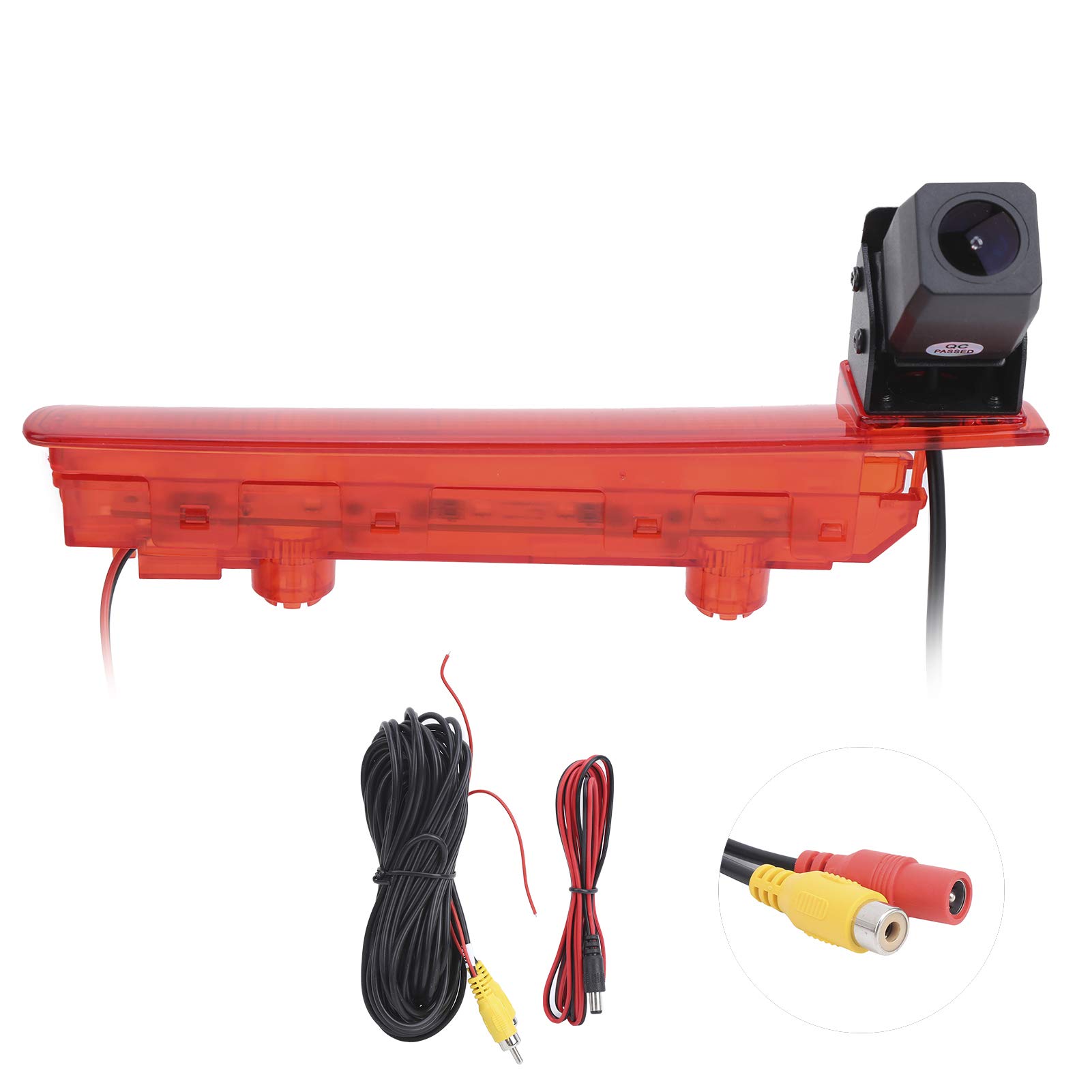 Feux de freinage caméra de recul LED étanche Voiture feu de freinage arrière caméra de recul Accessoire Automatique adapté pour T5 T6 Van 2010‑2019