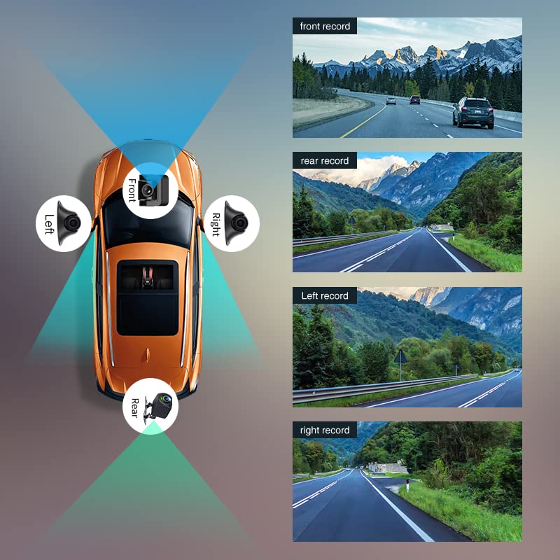 Image of DEVIANT 360 Degree Dash Camera - Full HD | Android | WiFi | GPS | Bluetooth | 2GB Ram /16 GB ROM| G Sensor Emergency Recording, Night Vision, Rear Parking Assistance | Upto 256 GB Sd Card Support