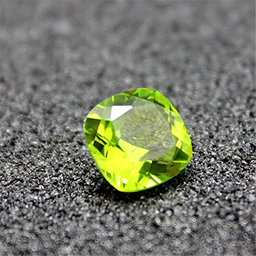 Peridot Square Faceted Gemstone Cushion Cut Peridot Gem Multiple Sizes to Choose C05G