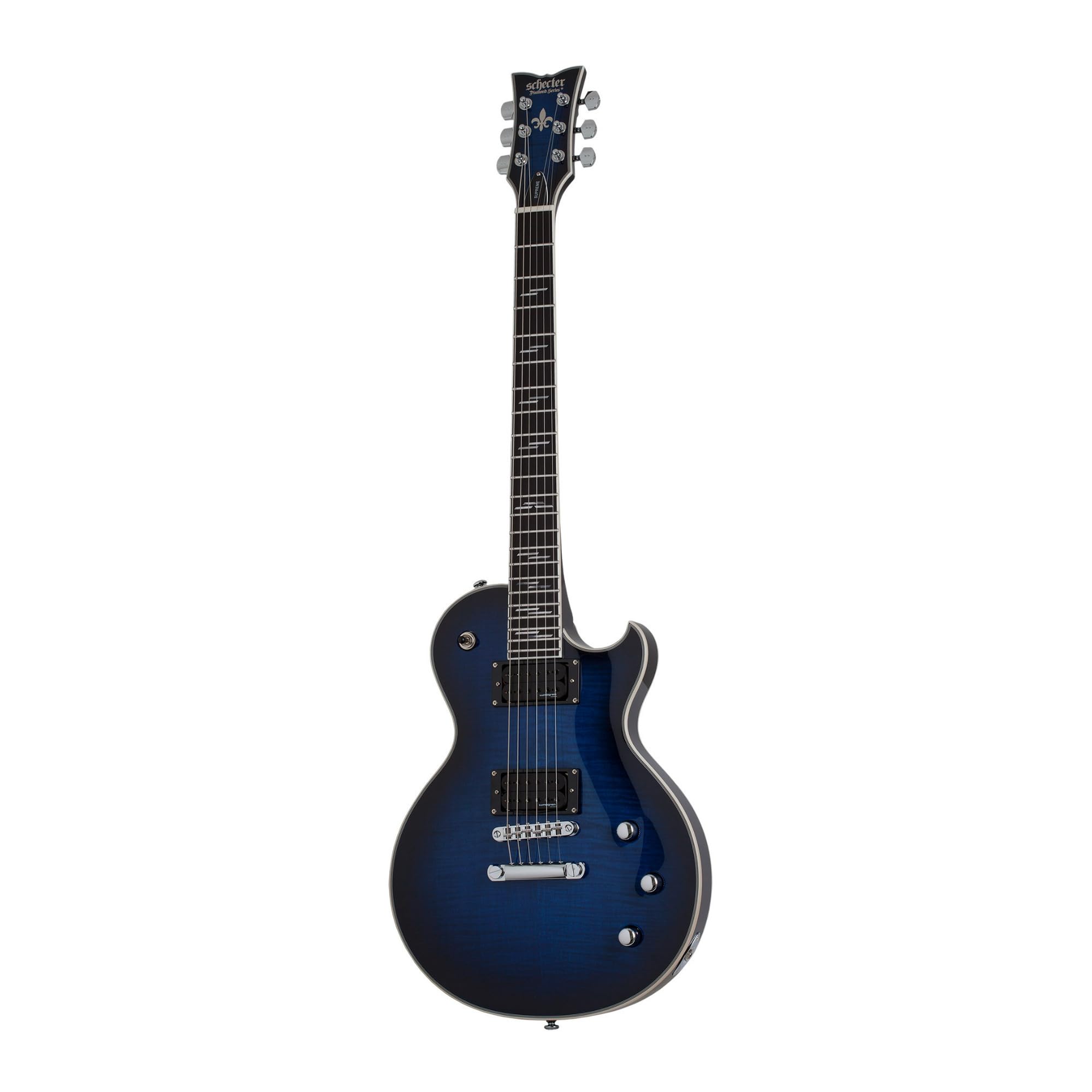 Amazon.com: Schecter Solo-II Supreme Electric Guitar - See Thru