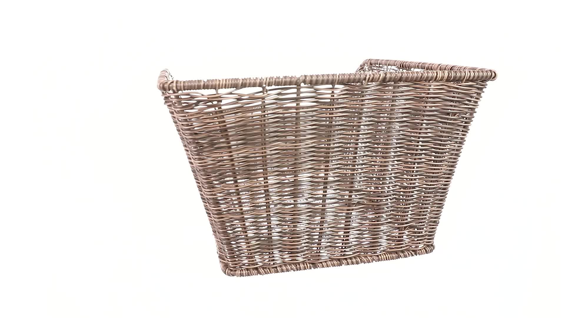 Cestino Posteriore Bici In Alluminio, Jumbo 44.5x32x21 Cm - Porta Borse, Scuola, Shopping, Fissaggio Incluso - Foto 8