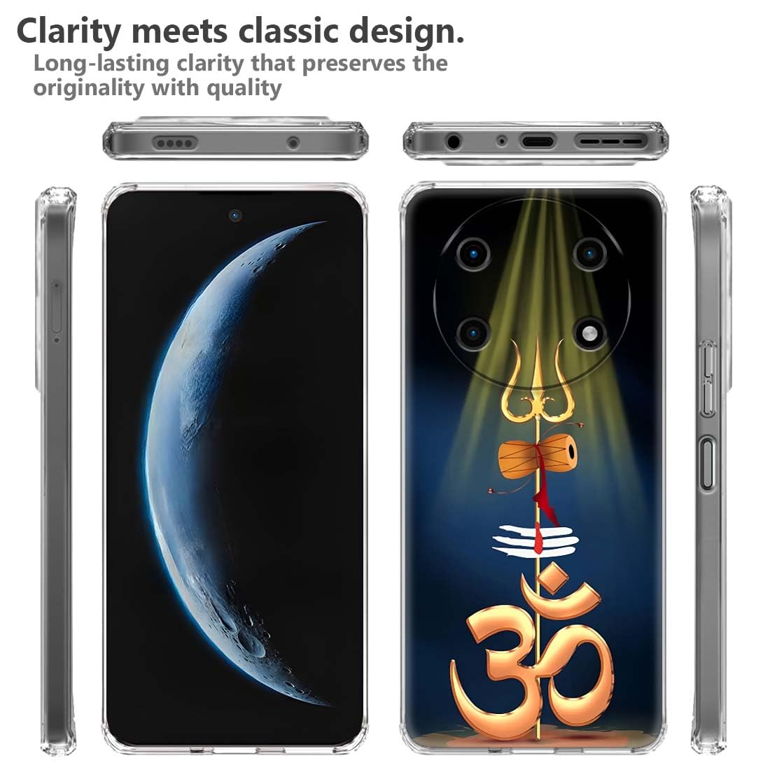 Nainz Designer Printed Soft Silicone Back Case Cover for Acer