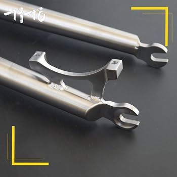 Amazon | TiTo Gr.9 チタン合金 ロードバイク フロントフォーク