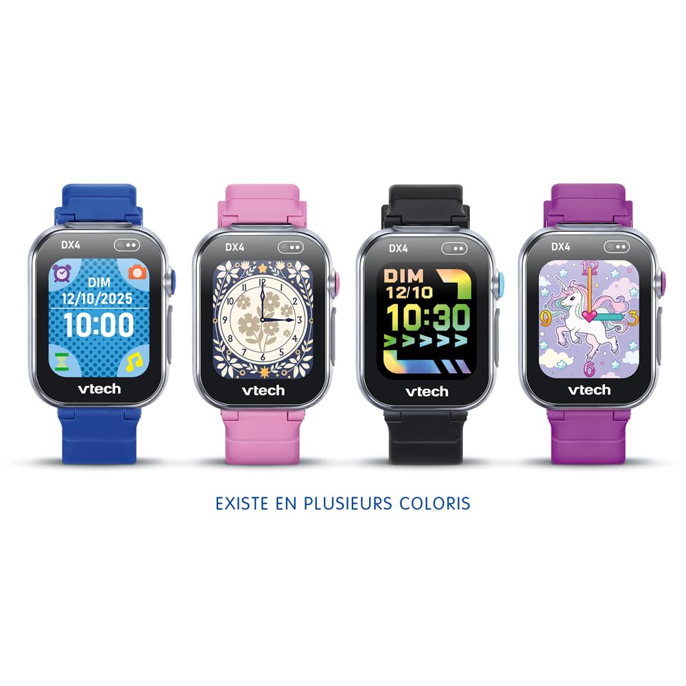 VTech KidiZoom SmartWatch DX4 Framboise Montre Digitale Enfant Dès 5 Ans