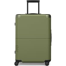 July Checked Luggage, Airline Approved, Expansion Zip, 24.5", Moss