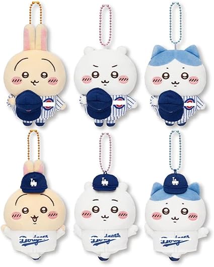 ちいかわ ハチワレ ドジャース ぬいぐるみ 4個セット 専用箱付き ちいかわ ハチワレ ドジャース ぬいぐるみ 4個セット 専用箱付き