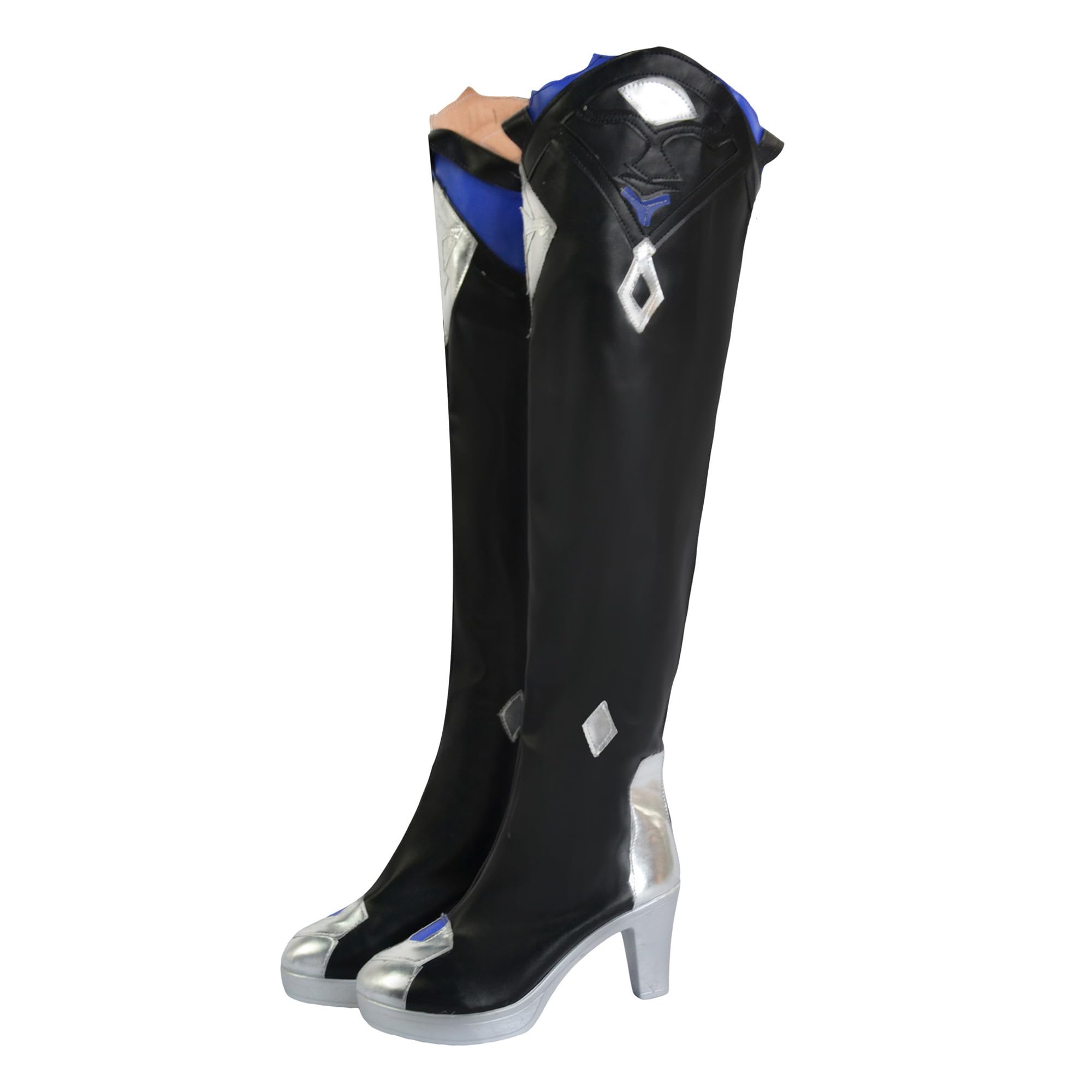 Genshin Impact Eula Cosplay Shoes for Halloween, Anime and Game Conventions(42) — image 1