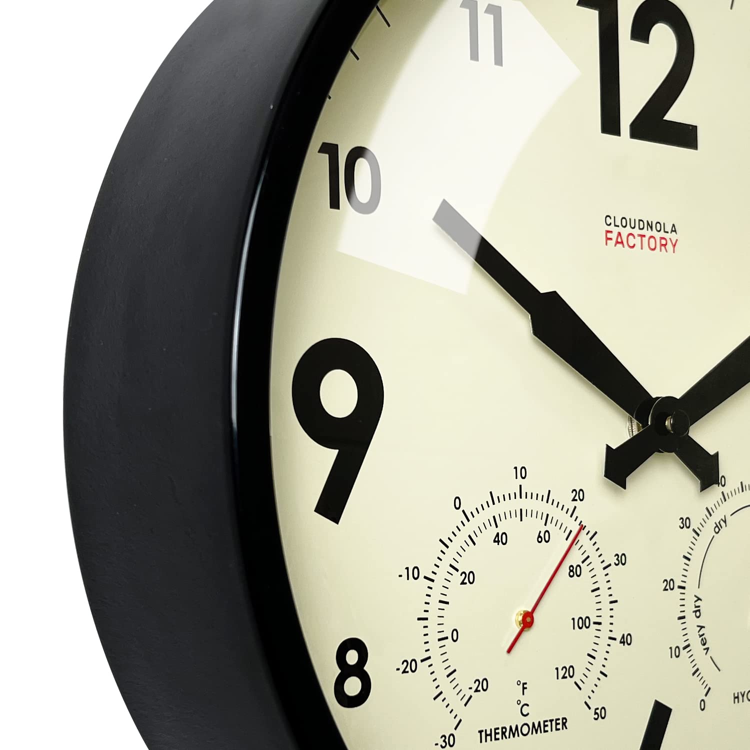 Amazon.com : Cloudnola Indoor Outdoor Waterproof Metal Wall Clock