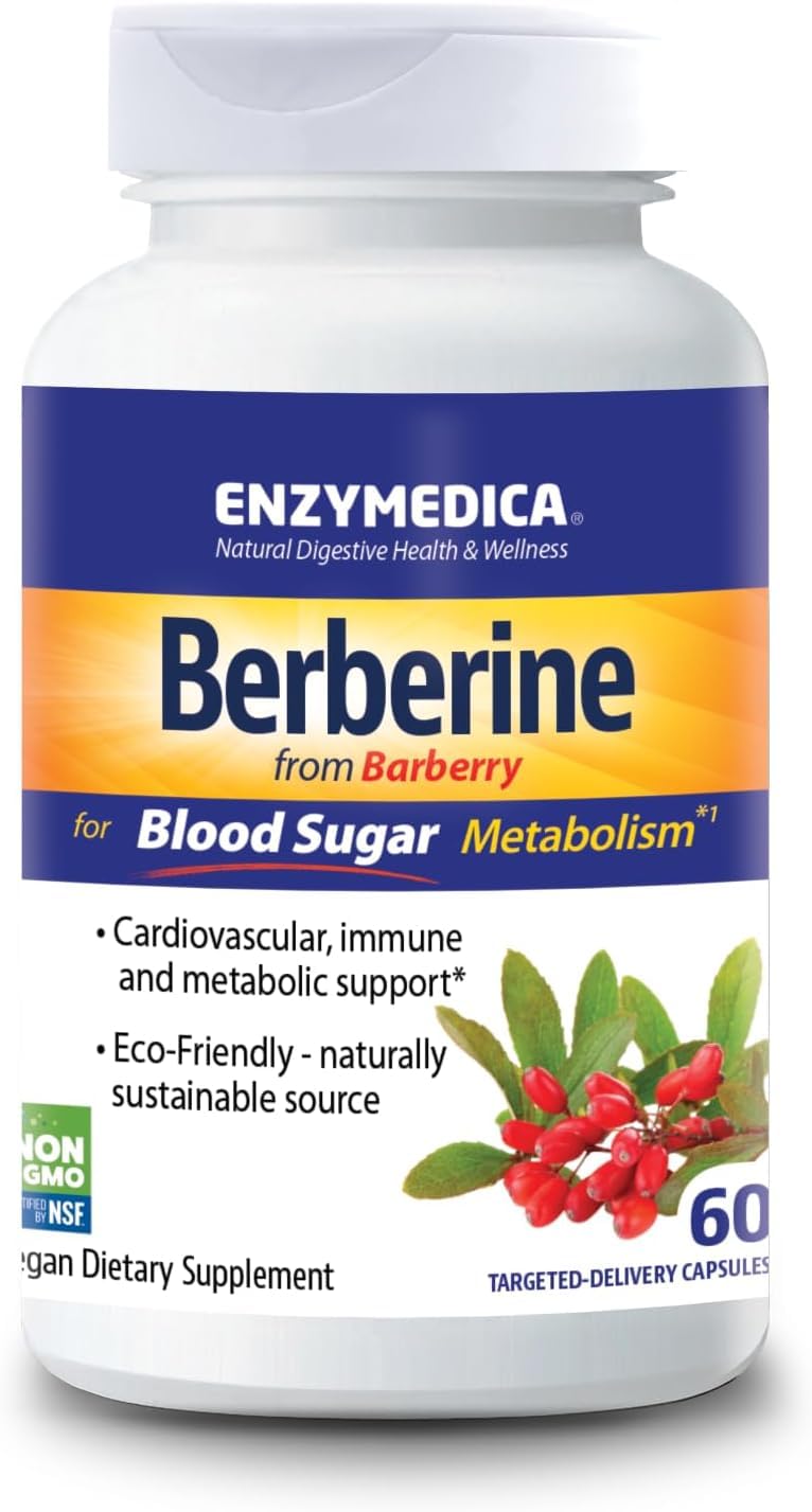 Enzymedica Berberine (60 Capsules)