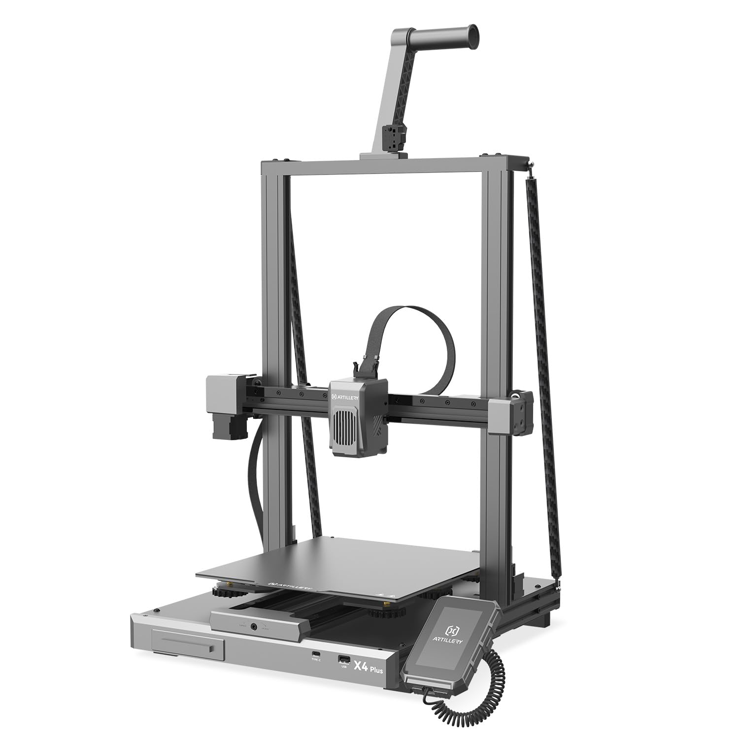 Artillery Sidewinder X4 Plus 3D Printer Latest Model 500 mm/sec High Speed Printing WiFi Link Computer or Phone XY Axis Linear Guides 11.8x11.8x15.7 inches Large Print Size