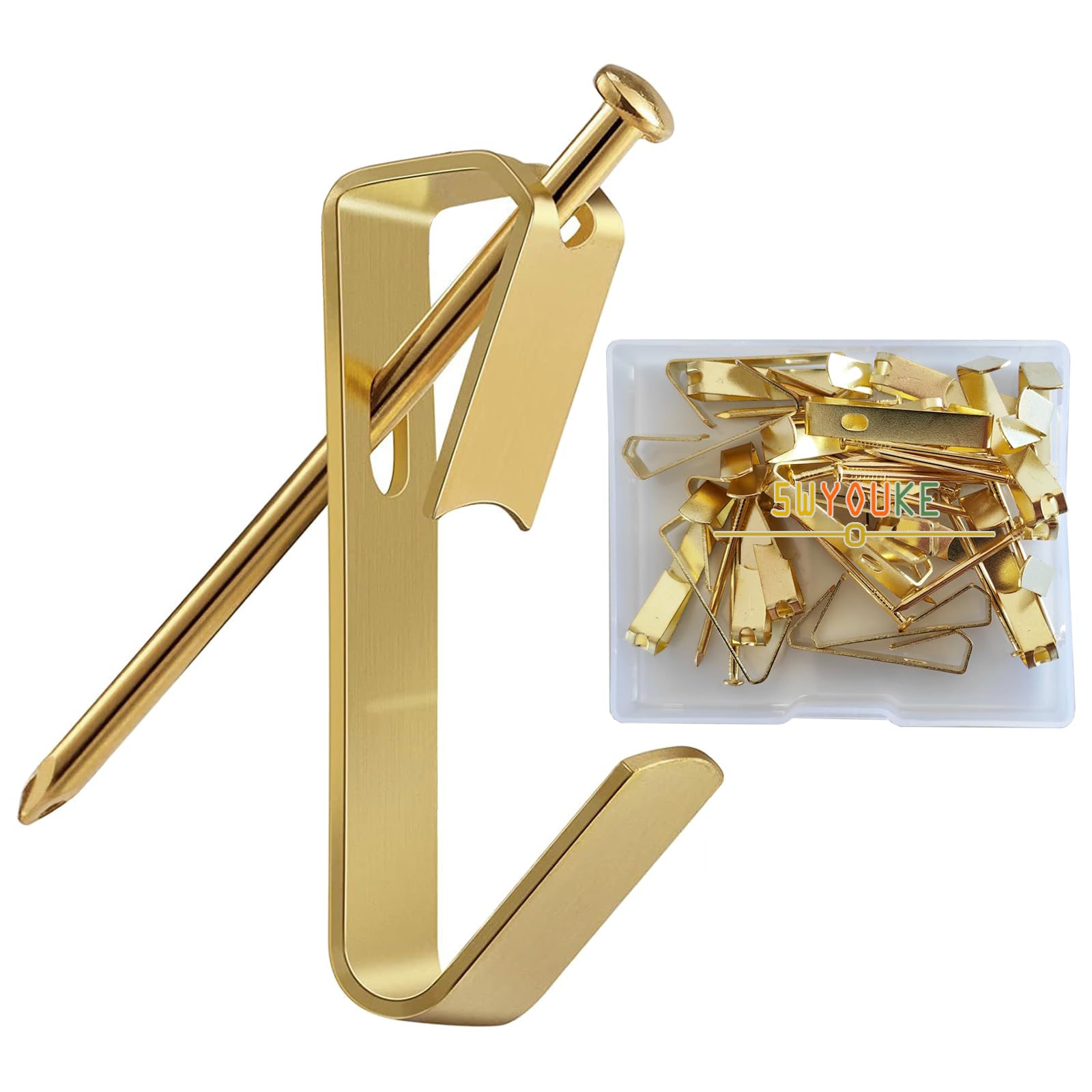 Amazon.co.jp: 5WYOUKE【20個入】 画鋲 フック おしゃれ ピンフック 耐