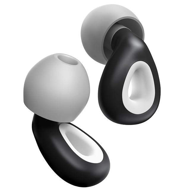 Ear Plugs for Sleeping Noise Cancelling Soft Silicone Reusable Ear Plugs for Noise Reduction 24dB High-Fidelity Hearing Protection