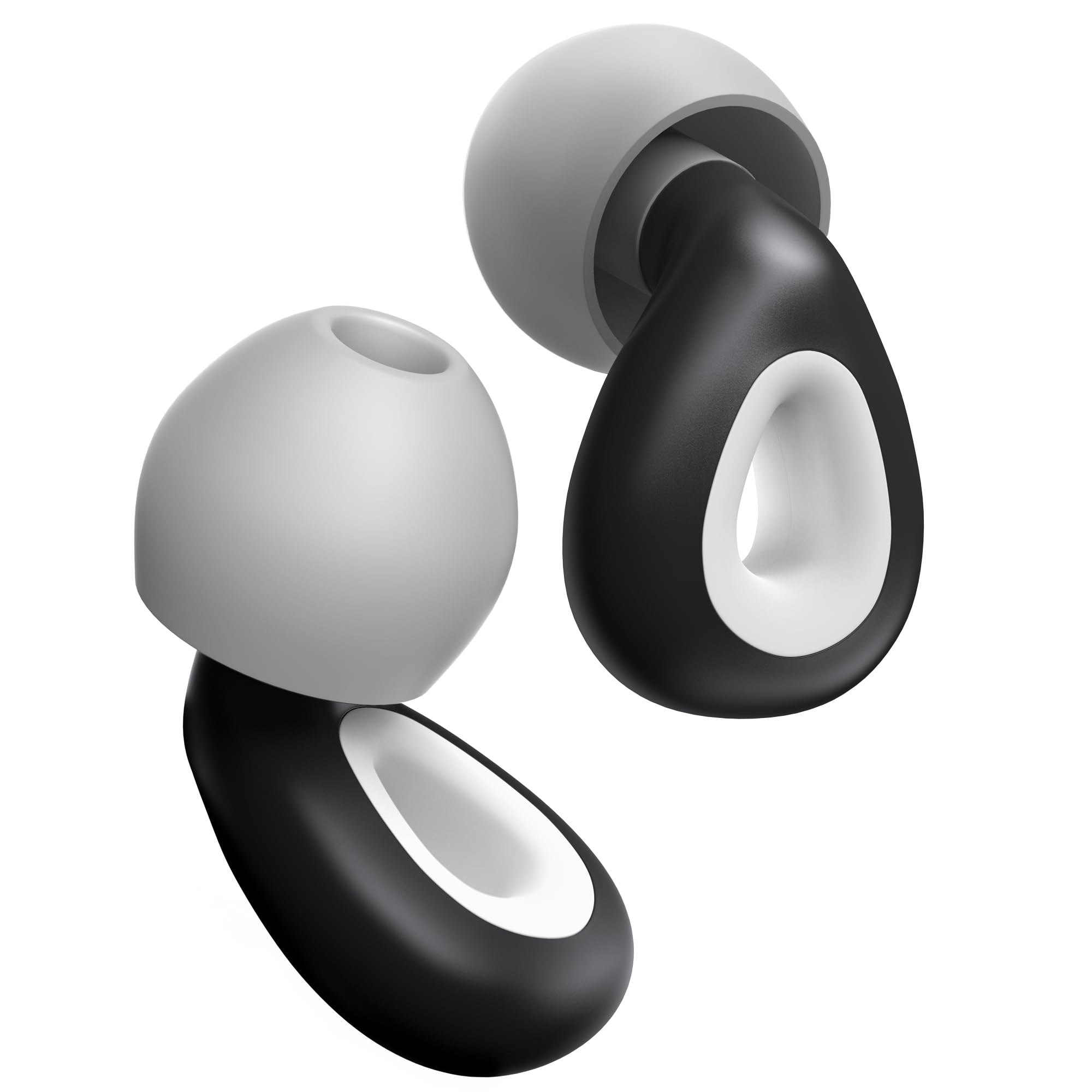 Ear Plugs for Sleeping Noise Cancelling Soft Silicone Reusable Ear Plugs for Noise Reduction 24dB High-Fidelity Hearing Protection