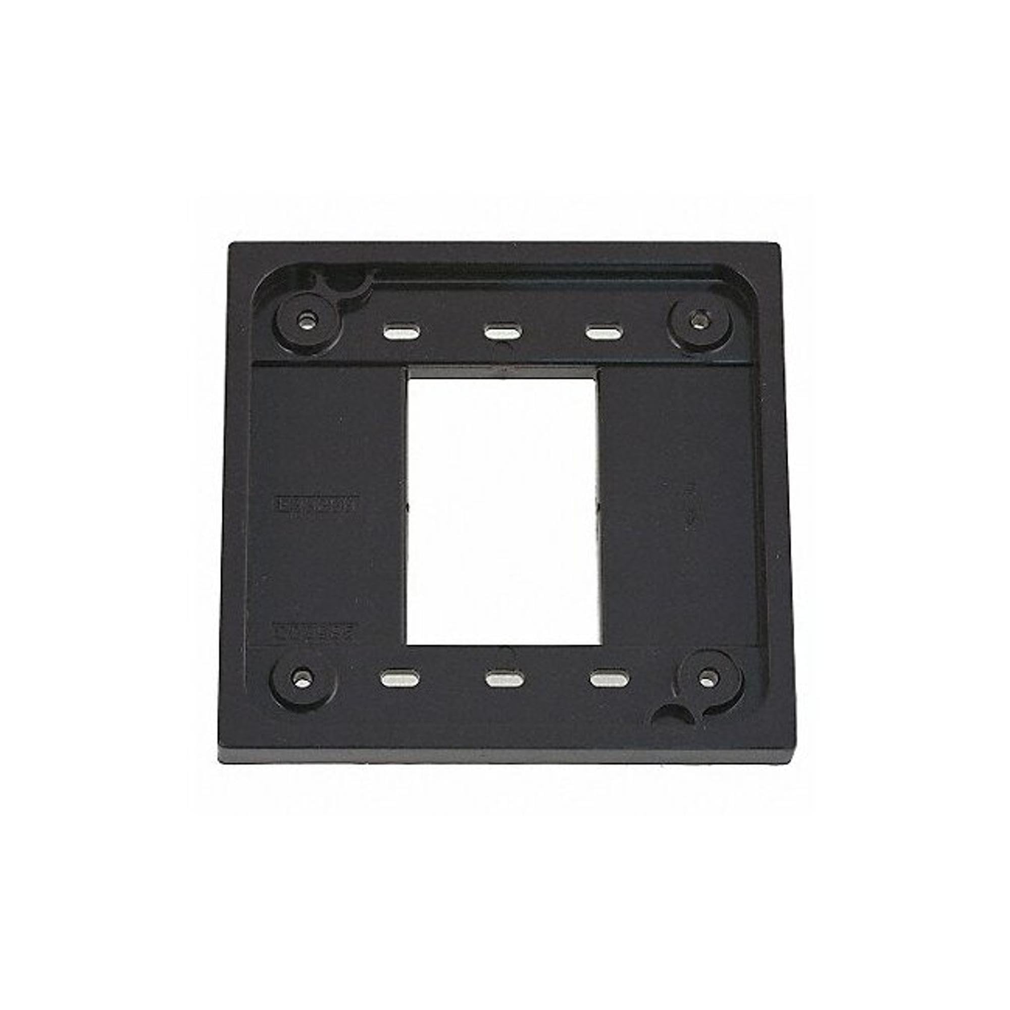 Hubbell Wiring Systems HBL4APBL Spike Shield 4-PLEX Adapter Plate for 1-2 Gang and 4