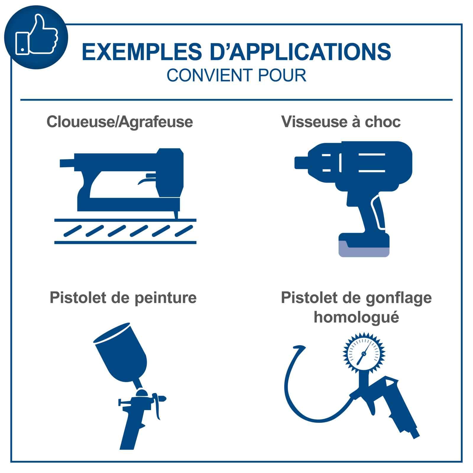 Scheppach Compresseur d’air HC500 – 2200 W / 3,0 CV – Cuve de 50 L – 10 bar – Admission d'air 371 l/min – 2 manomètres & raccords rapides