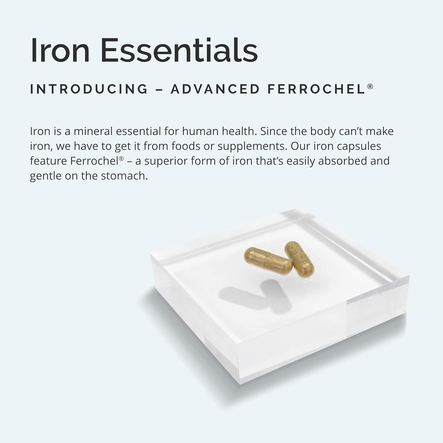 BRAINMD Dr Amen Iron - 30 Capsules - Supports Energy Production, Cognitive Function & Gene Regulation - Gentle & Easily Absorbed - Gluten Free - 30 Servings - Image 3