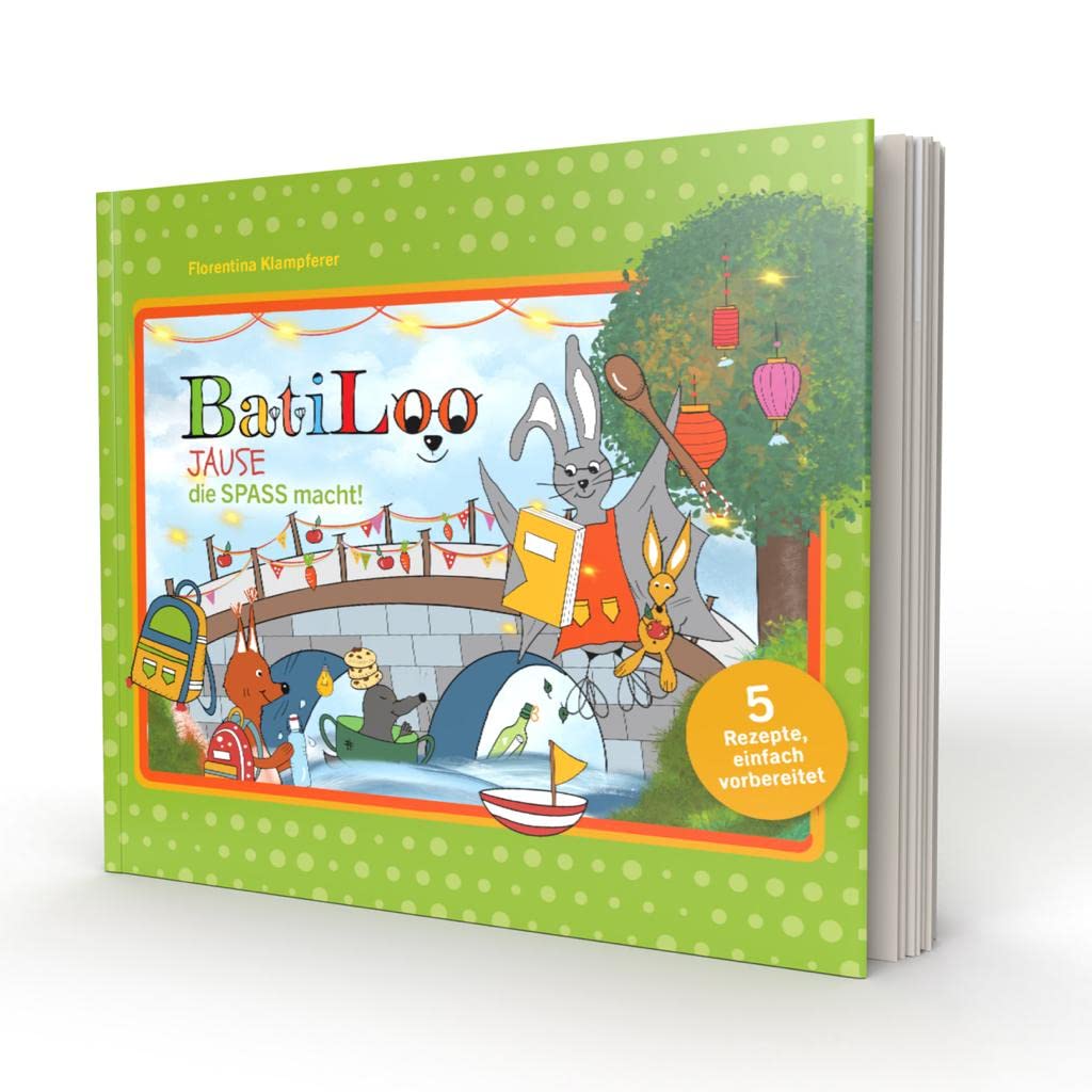 Geschwister Edition: Das BatiLoo Set für kleine Backmäuse! Kinderleicht backen lernen! Montessori inspiriert! Mit vielen Rezepten, bunten Illustrationen, Abenteuergeschichten & 2 Messbecher!