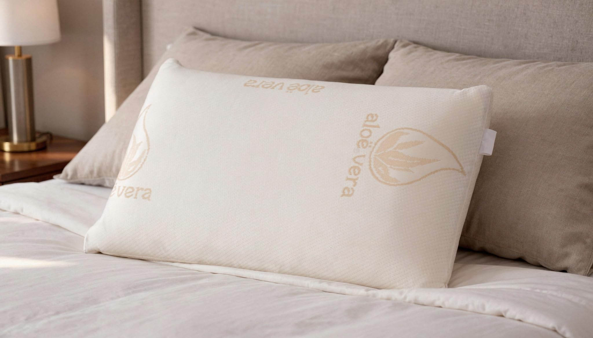 Shiito - Pack 2 Almohadas Viscoelásticas 80 cm Firmeza Media Tejido Carbono