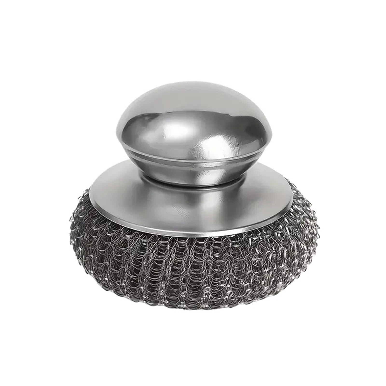 Dish Brush Scrubber Heavy-Duty Stainless Steel, Brush For Pots & Pans, Effortlessly Cleans Tough Grease & Stains