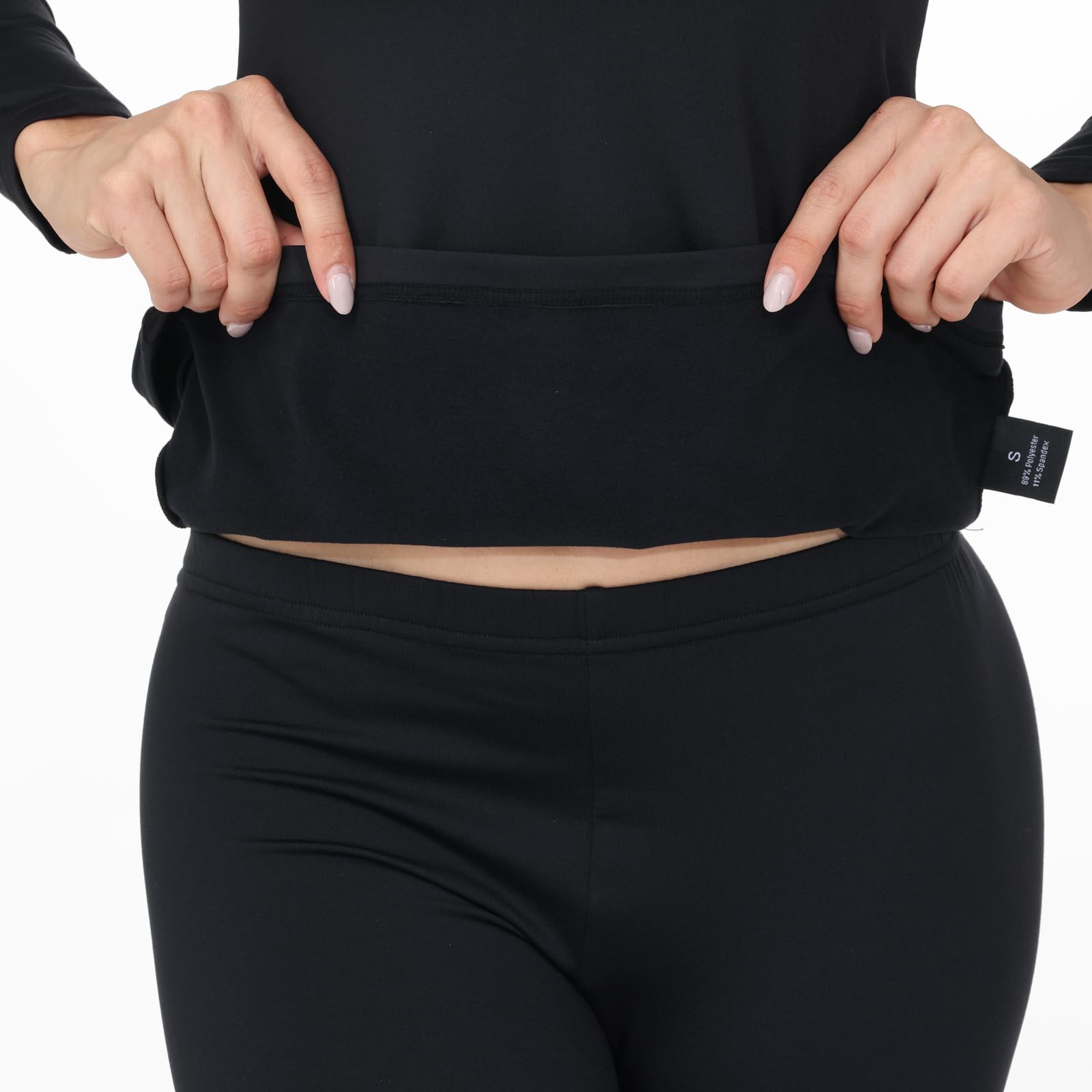 Blaosn Long Johns Thermal Underwear for Women Base Layer Petite/Regular/Tall Top Bottom Sets Cold Weather Winter