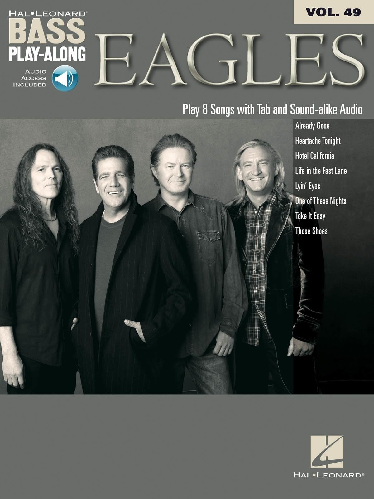 Eagles Bass Play-Along Volume 49 (With Free Enhanced CD) (Hal Leonard Bass Play-Along)