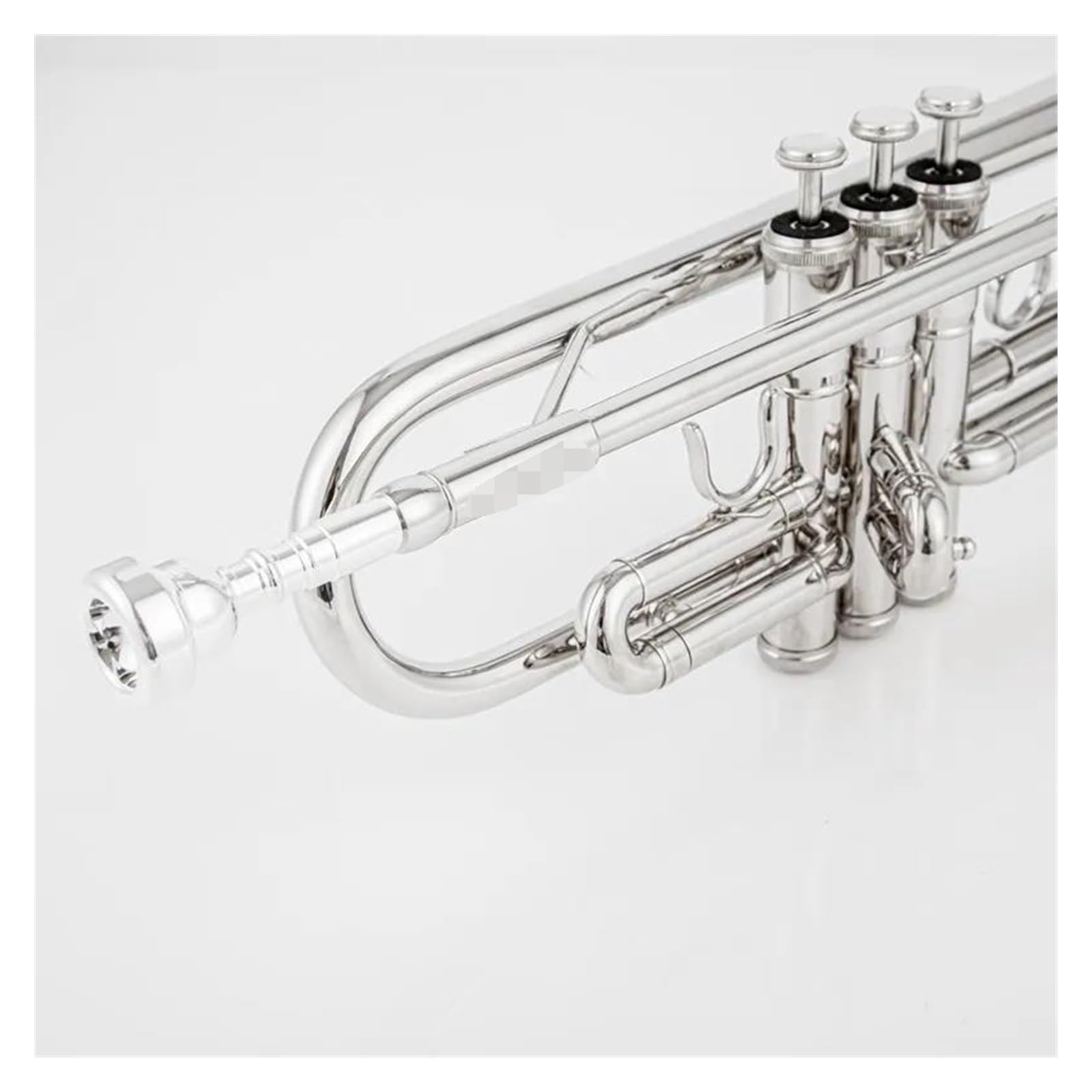 Trąbki Trąbka Bb Jakość Mosiężna, Posrebrzana Trąbka Z Akcesoriami Do Futerału (Color : Silver)
