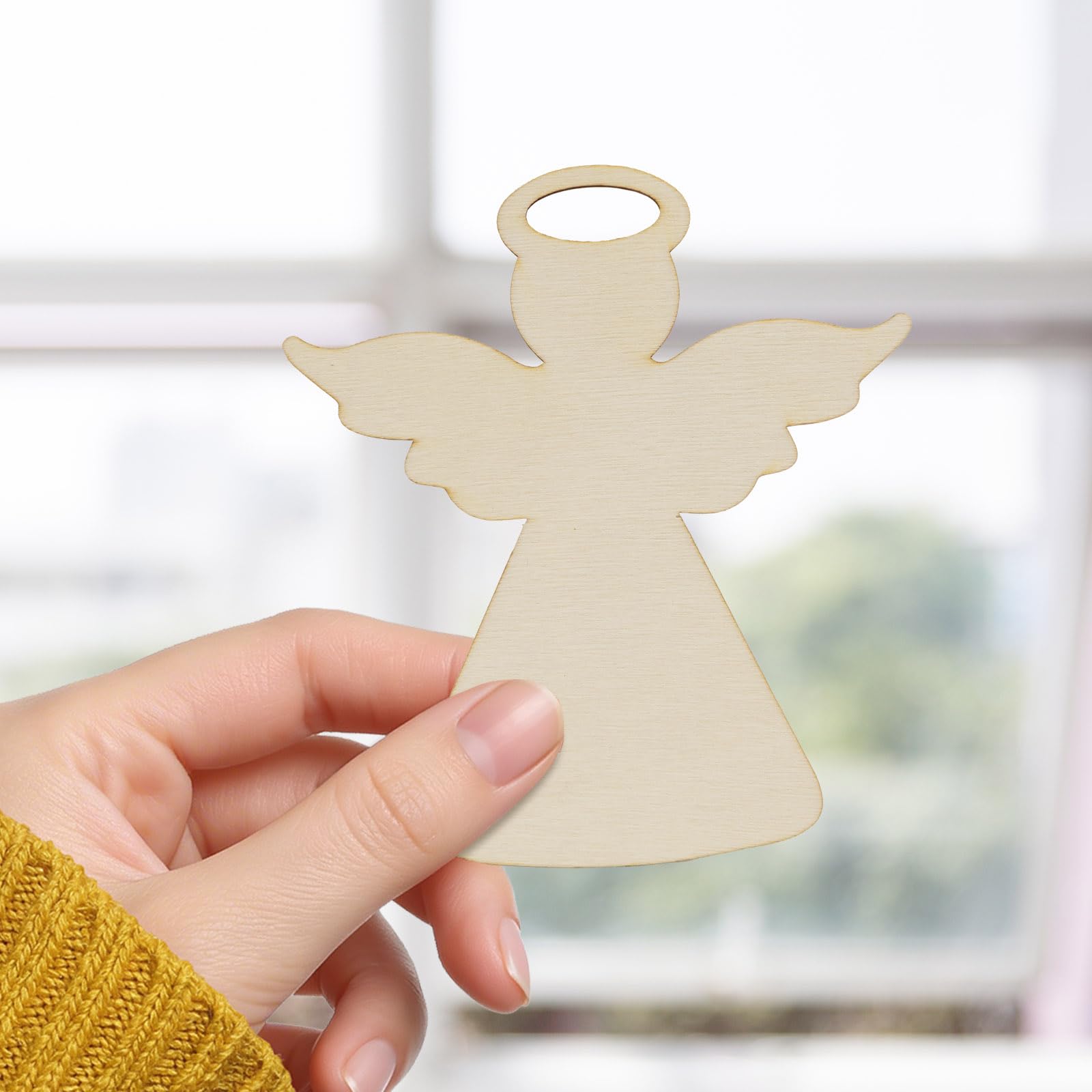 Amazon.com: 25pcs Unfinished Wooden Angel Christmas Tree