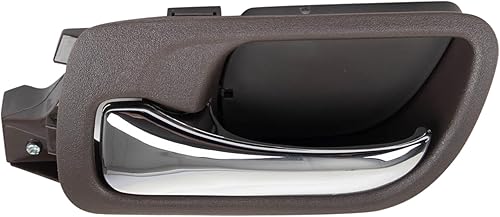 Miniatura 1 de Manilla de puerta delantera interior gris pardo Lado del conductor izquierda izquierda izquierda para 03-07 Honda Accord Sedan