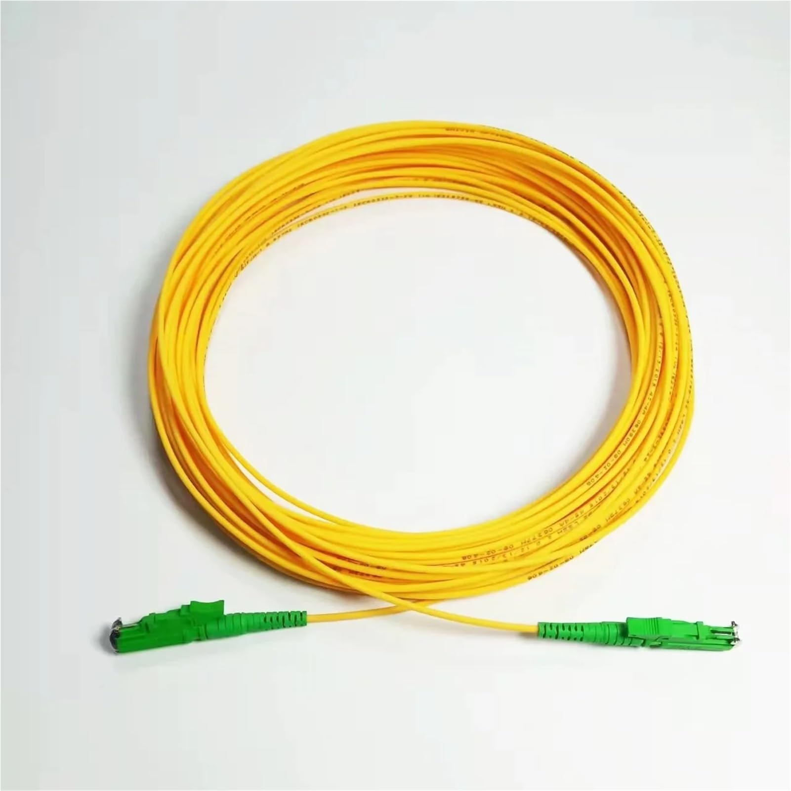 Kabel światłowodowy jednomodowy E2000/A | Żółty optyczny kabel połączeniowy, opcjonalna długość 1M-50M(30m 2pc)