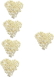 TEHAUX 250 Conjuntos De Botão De Olho De Ar Sapato Ilhós Botões De Metal Ilhós De Costura Anéis De Parafuso De Metal Ilhós Artesanais Ilhós Ilhós Roupas Ilhós Botão Kit Ilhós De Roupas