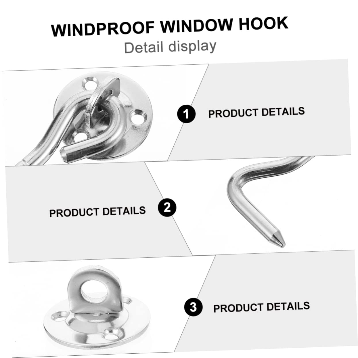 Window Shutter Hooks Hook Latch TEHAUX 4-Pack Stainless Steel Window Latches & Hooks - For ...