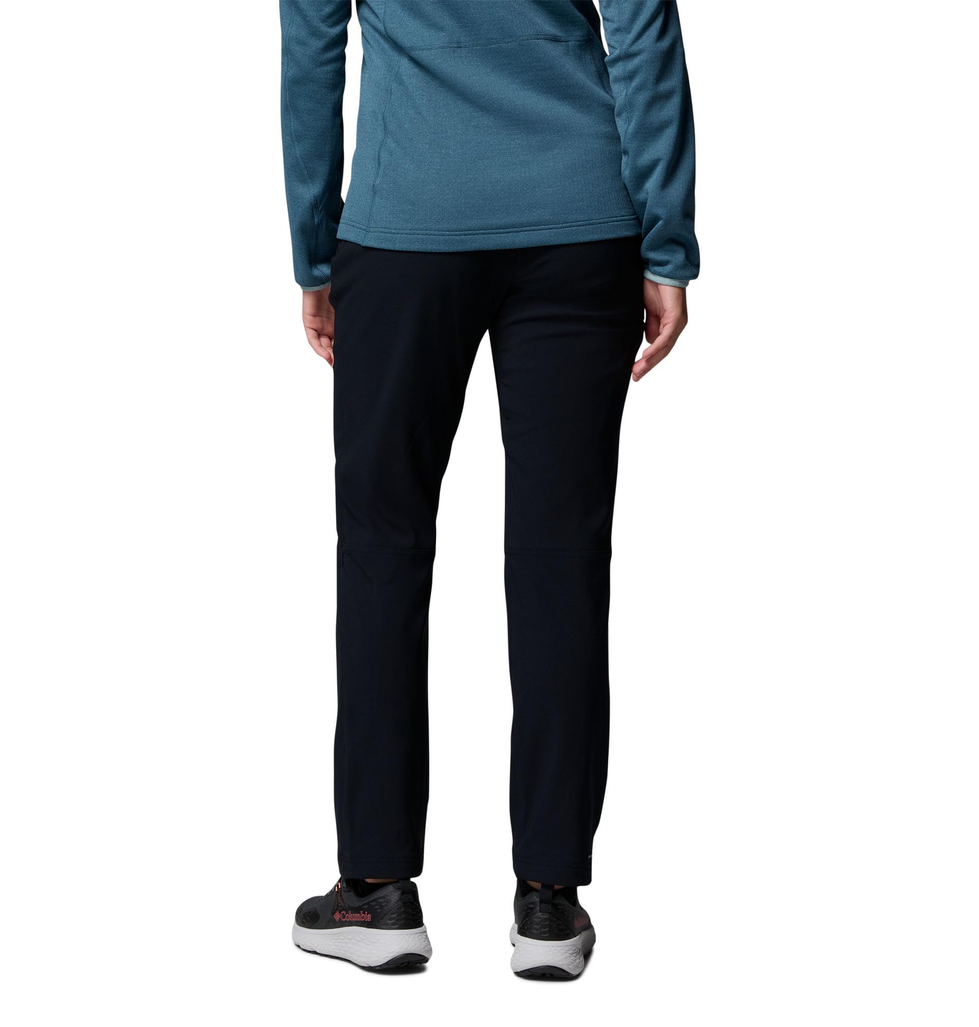 Columbia Damskie ciepłe spodnie softshell z tyłu, czarne, W16/R