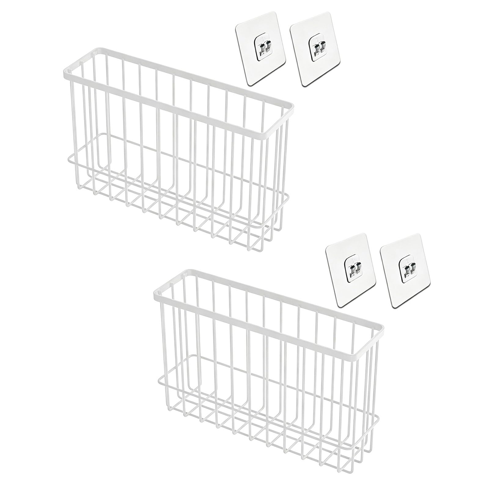 PANGBOER Space Saving 2 Piece Kitchen Hanger Shelf Heavy Duty Metal Materials Cabinet Organizers Easy Mount Design for Tiny Homes Kitchen Cabinet Organizers