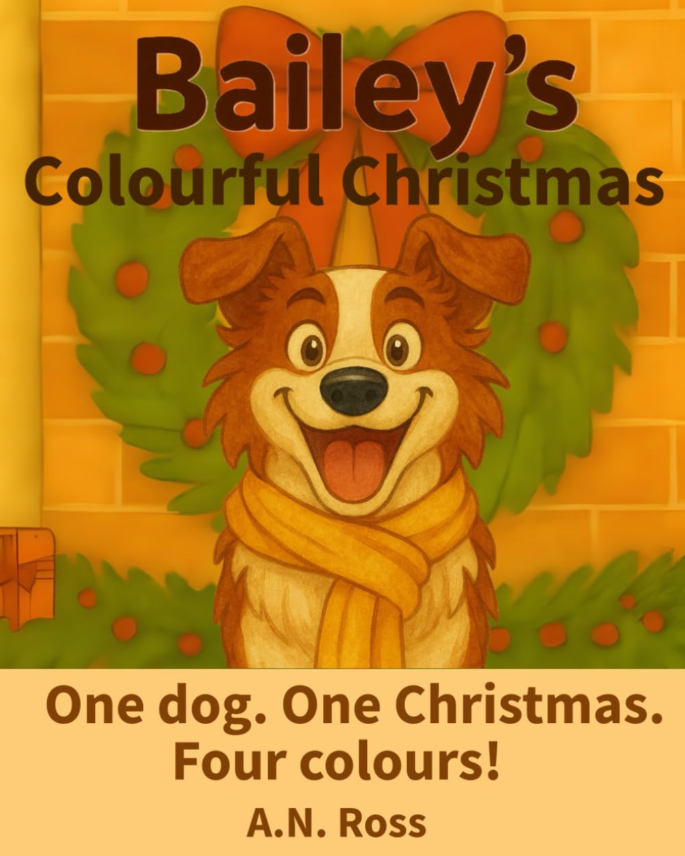 Bailey's Colourful Christmas: One dog. One Christmas. Four colours! (Bailey's Colourful Book Series)