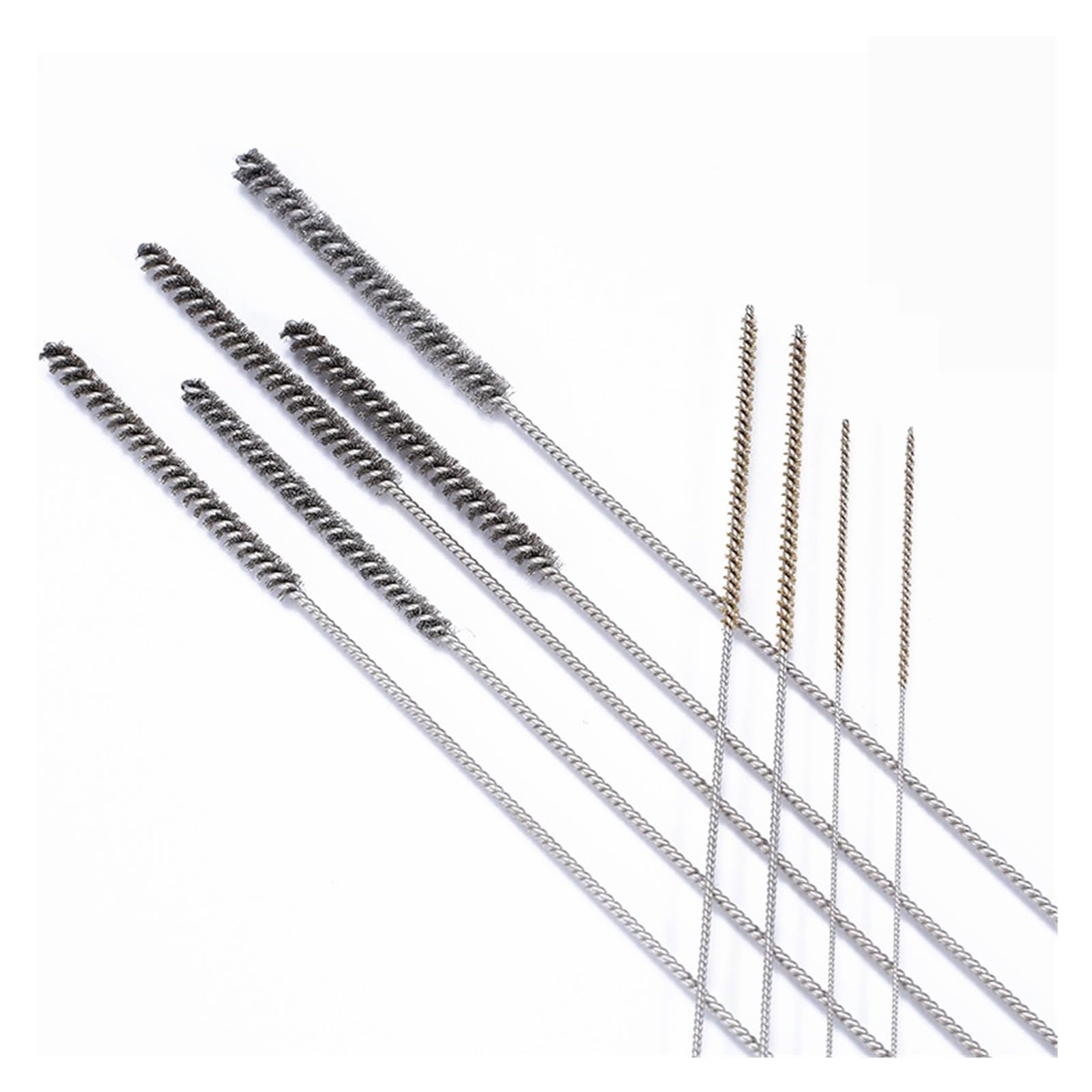 cepillo de alambre, Cepillos for tubos de alambre, cepillos for herramientas manuales, limpieza acero inoxidable y cobre 60 x 300 mm largo(Diameter9)
