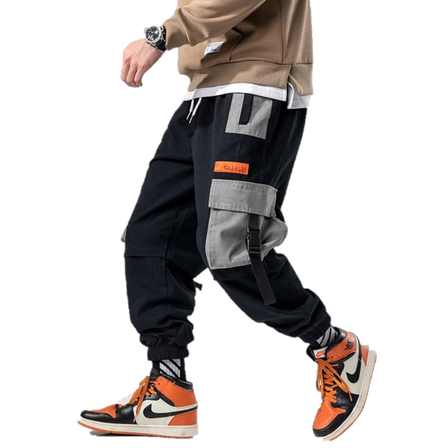 HVBKMen Track Pants (121-A-BLACK)