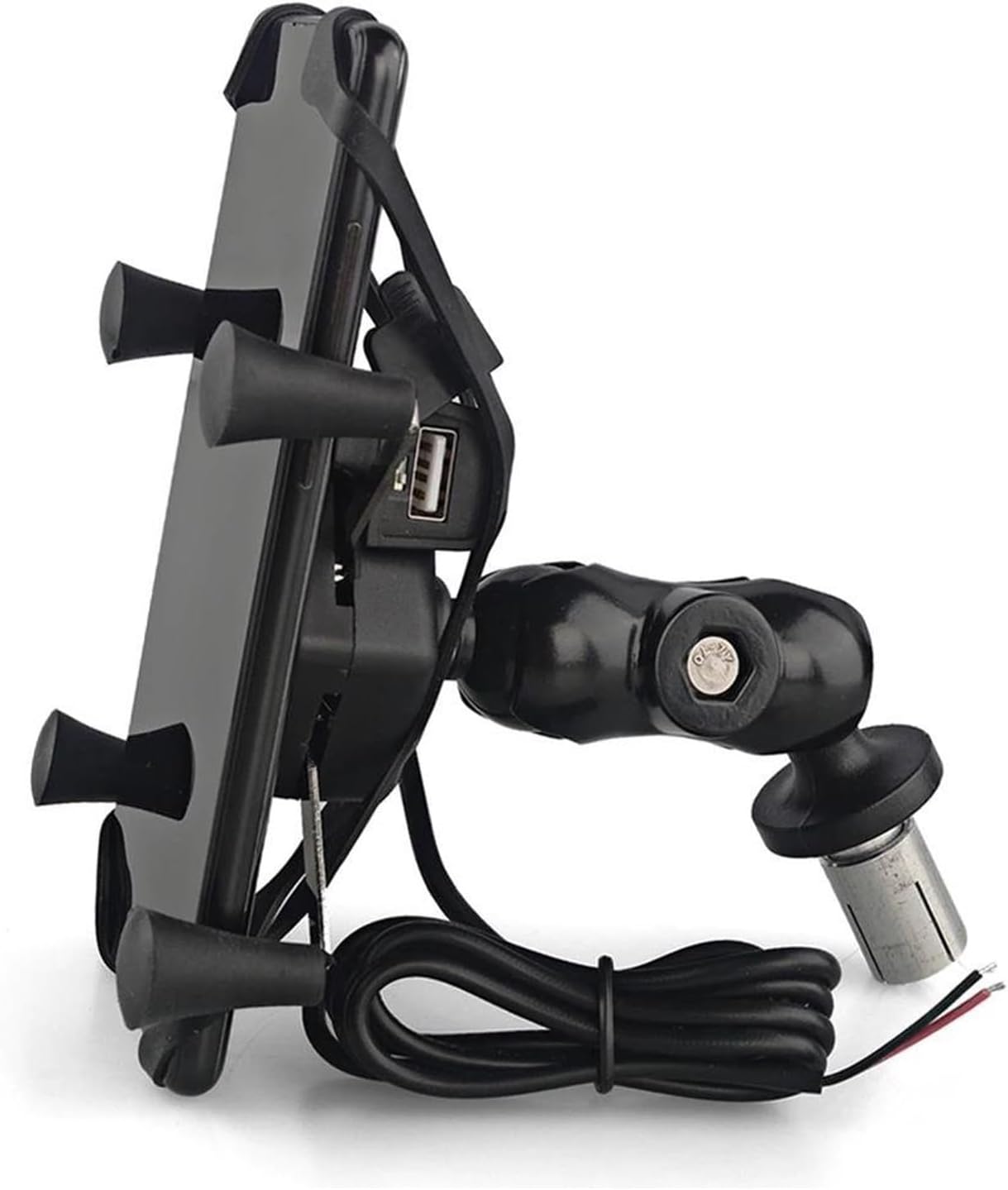 GPSマウント R&amp;am ユニバーサルオートバイ USB グリップ携帯電話ホルダー電話マウント GPS ナビゲーションブラケ