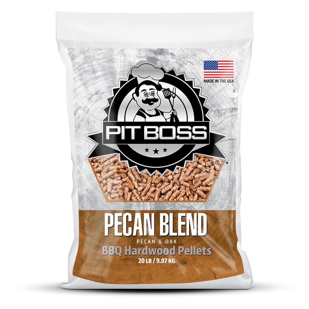 Pit Boss (20 pound Pecan Blend) All Natural Hardwood BBQ Wood Pellets for  Pellet Grills and Smokers